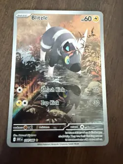 Pokemon TCG SV White Flare Blitzle Card 114/086 Illustration Rare NM/M - Image 2
