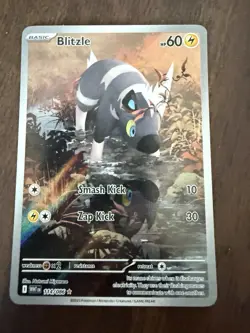 Pokemon TCG SV White Flare Blitzle Card 114/086 Illustration Rare NM/M - Image 5