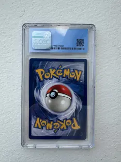 CGC 7 Hitmonchan Base Set Unlimited Holo Rare 7/102 1999 Pokemon EN - Image 2