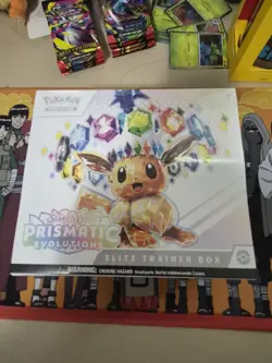 Pokemon TCG Scarlet & Violet Prismatic Evolutions Elite Trainer Box Eevee 2024 - Image 1