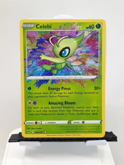 Celebi 009/185 Amazing Rare Pokemon TCG Vivid Voltage Near Mint - Image 1