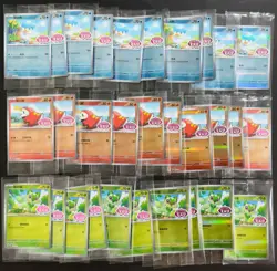 Lot30 Gen 9 starters PROMO Quaxly Fuecoco Sprigatito Sealed pokemon Chinese NE40 - Image 1