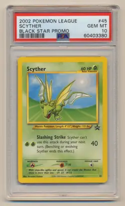 PSA 10 Pokemon League Black Star Promo Scyther #45 GEM MINT Condition!! - Image 1