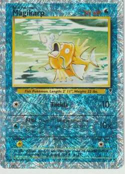 2002 Pokemon LEGENDARY COLLECTION Magikarp REVERSE HOLO 52/110 Fireworks MP - Image 1
