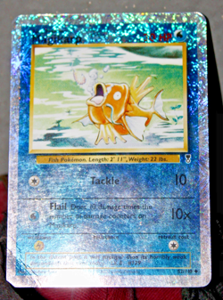 2002 Pokemon LEGENDARY COLLECTION Magikarp REVERSE HOLO 52/110 Fireworks MP - Image 4