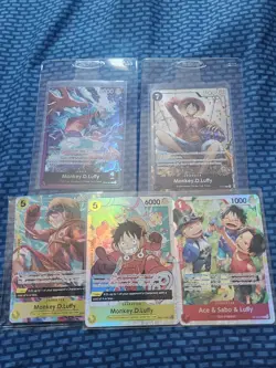 One Piece Luffy P-075 Tin Promo OP09-061 OP07-109 OP13-007 OP07-109 - Image 1