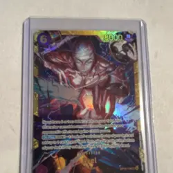 Bandai One Piece Card Game Enel OP05-118 Super Rare Full Art Foil 8000/6 EN - Image 1