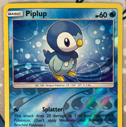 Piplup 31/156 Reverse Holo Sun & Moon Ultra Prism Set Pokemon Card 2018 LP - Image 2