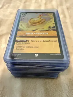 Disney Lorcana TCG Multiple Set Cold Foil Lot 42 Cards NM Uncommon + Rare - Image 3