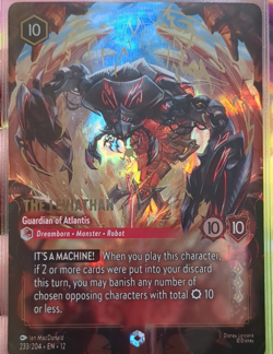 Disney Lorcana The Leviathan Dreamborn Monster Robot Atlantis Enchanted 233/204 - Image 1