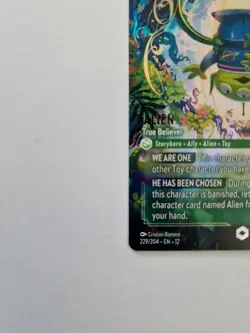 👽 Alien True Believer Enchanted 👽 229/204 Disney Lorcana Wilds Unknown Fast 🚚 - Image 4