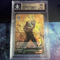2024 Weiss Schwarz Marvel Vol 2 Wolverine Foil MAR/S113-027SP SP BGS Pristine 10 - Image 1