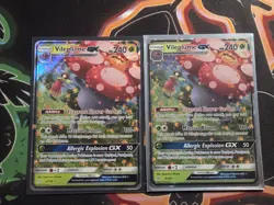 Vileplume GX 4/236 Cosmic Eclipse Holo - 2 Cards Pokemon TCG English 2019 - Image 1
