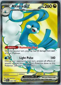 Pokemon Card - Altaria ex Ultra Rare 232/182 Paradox Rift Near Mint - Image 1