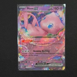 Pokemon Mew EX Ultra Rare Full Art Holo Card 151/165 Scarlet & Violet 151 180 HP - Image 1