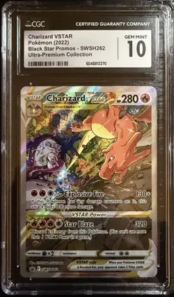 CGC 10 Charizard VSTAR SWSH262 SWSH: Sword & Shield Promo Card - Image 1