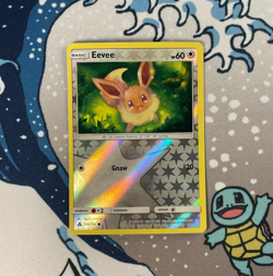 Eevee 104/156 Reverse Holo Sun & Moon Ultra Prism Pokemon Card 2018 LP/NM - Image 1