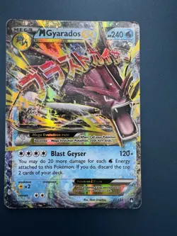 Pokemon Card - Mega Gyarados EX - 27/122 - BREAKpoint - 2016 - Image 1