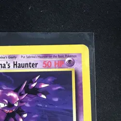 Sabrina's Haunter 58/132 WOTC Gym Heroes - Non-Holo Uncommon Pokemon Card MP - Image 3