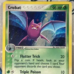 Crobat 3/101 Holo Rare EX Hidden Legends Pokemon Card 2004 HP/DMG - Image 2