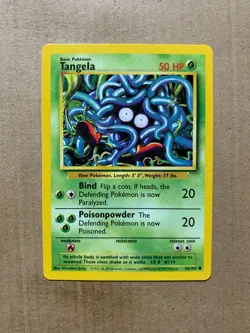 Tangela 66/102 Base Set - Common Pokemon Card - NM/Mint - Image 1