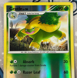 Grotle 49/127 Reverse Holo Platinum Base Set Pokemon Card 2009 NM - Image 2