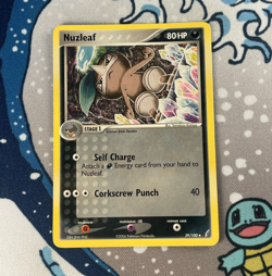 Nuzleaf 39/100 Non Holo EX Crystal Guardians Vintage Pokemon Card 2006 NM - Image 1