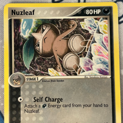Nuzleaf 39/100 Non Holo EX Crystal Guardians Vintage Pokemon Card 2006 NM - Image 2