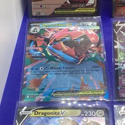 Pokemon 23 Card Lot- V/EX/Mega/full Art- Mewtwo-Lucario-Dragonite Mint! - Image 5