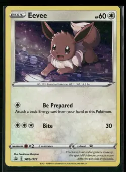Eevee - SWSH: Sword & Shield Promo Cards SWSH127 Holo LP - Image 1