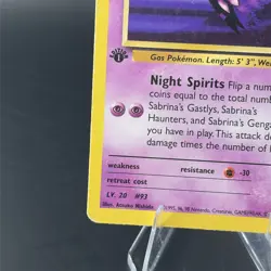 Pokemon Card - Sabrina's Haunter Gym Heroes 58/132 1st Edition Uncommon - Image 5