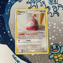 Happiny 14/17 Non Holo Common Pop Series 8 Set Promo Pokemon Card 2008 LP - Image 1