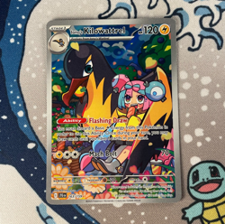 Iono's Kilowattrel 163/159 Illustration Rare SV Journey Together Pokemon Card NM - Image 1