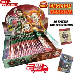 Demon Slayer English Trading Card Box Anime Collectible Cards - Image 1
