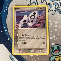 Aron 42/108 Non Holo EX Power Keepers Vintage Pokemon Card 2007 LP/NM - Image 1