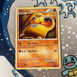 Makuhita 55/90 Non Holo Heartgold & Soulsilver Undaunted Pokemon Card 2010 LP/NM - Image 1