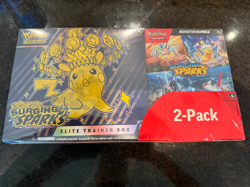 Pokemon TCG Surging Sparks ETB + Booster Bundle 2-Pack - Sealed - Image 1