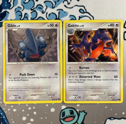 Gible 14/17 + Gabite 8/17 POP Series 9 Promo Set Pokemon Card Lot 2009 NM/LP - Image 1