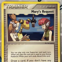 Mary's Request 86/115 EX Unseen Forces Pokemon Card 2005 NM/LP - Image 2