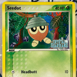 Seedot 60/100 Reverse Holo Ex Crystal Guardians Set Stamped Pokemon Card NM - Image 2