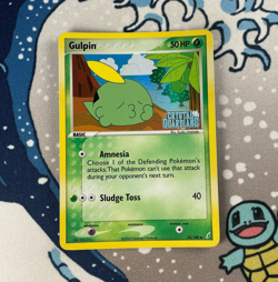 Gulpin 33/100 Reverse Holo EX Crystal Guardians Stamped Pokemon Card 2006 NM - Image 1