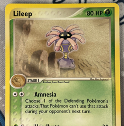 Lileep 43/100 Non Holo EX Sandstorm Pokemon Card Vintage 2003 NM/LP - Image 2
