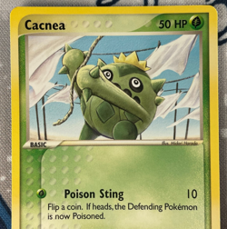 Cacnea 58/100 Non Holo EX Sandstorm Pokemon Card Vintage 2003 NM - Image 2