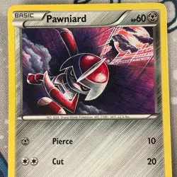 Pawniard 81/101 Non Holo Black & White Noble Victories Pokemon Card 2011 NM - Image 2