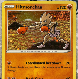 Hitmonchan 012/034 CLV Holo Promo Pokemon TCG Classic Collection Card 2023 NM - Image 2