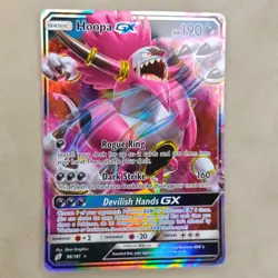 Hoopa GX 96/181 Ultra Rare SM - Team Up Pokemon Card NM Near Mint - Image 1