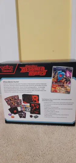 Pokemon TCG Destined Rivals ETB Elite Trainer Box (Empty) With Promo + 10 holos! - Image 3