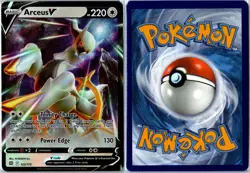 Pokemon Card - Arceus V 122/172 Brilliant Stars V Rare Holo Near Mint - Image 3