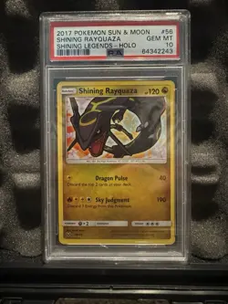 Pokemon Shining Rayquaza Shining Legends Holo Rare #56 PSA 10 Gem Mint - Image 1