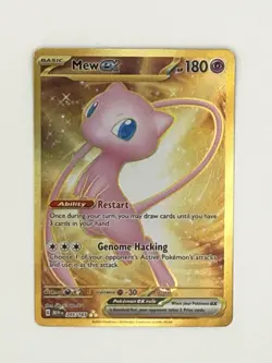 Pokemon Mew EX Full Art Foil Rare Card Scarlet & Violet 151 205/165 English 180… - Image 1